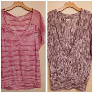 MAURICES 2 Tunic Sweaters SIZE M